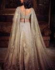 The Silver Needle Tree of Life Lehenga