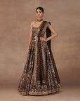 Mocha Brown Skirt Set