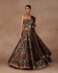Mocha Brown Skirt Set