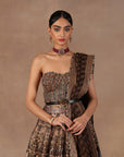 Mocha Brown Skirt Set