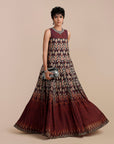 Mulbery Purple Anarkali