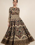 Multi-Hued Printed Anarkali