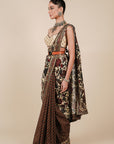 Multi-Hued Saree Set