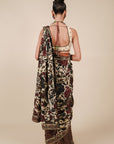 Multi-Hued Saree Set