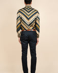 Multi-Hued Striped Shirt