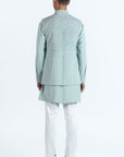 Spring Mint Nehru Jacket