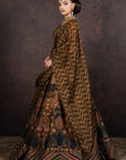 Olive Mustard Skirt Set | Muraqqa