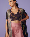 Sequins Cape Set