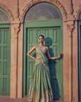 Jharokha Lehenga Set - Green