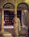 Classic Gold Tissue Saree - Gold