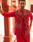 Embroidered Bundi Set