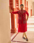 Embroidered Bundi Set