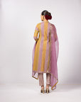 Mustard Multicolor Kurta Set