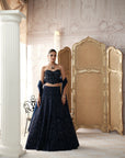 Midnight Etoile Embroidered Lehenga Set