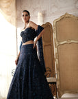 Midnight Etoile Embroidered Lehenga Set