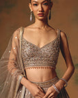 The Champagne Glow Lehenga Set - Ready to Ship