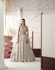 Platinum Eclat Embroidered Lehenga Set