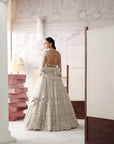 Platinum Eclat Embroidered Lehenga Set