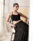 Noir Etoile Embroidered Lehenga Set
