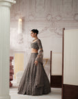 Graphite Etoile Embroidered Lehenga Set