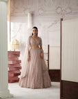 Ivory Blush Embroidered Lehenga Set
