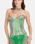 The Solstice Stripe Corset Set - Ready to Ship