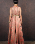 Peach Ombre Jacket Set | Muraqqa