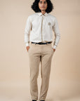 Pearl Ivory Single Piping Phoenix Shirt