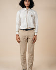 Pearl Ivory Single Piping Phoenix Shirt