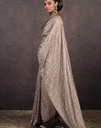 Porcelain Ivory Saree Set | Muraqqa