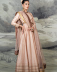 Powder Pink Anarkali Set | Baroda