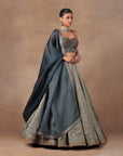 Powder Blue Skirt Set | Muraqqa - Ready to Ship