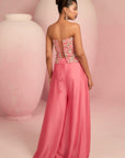 Pop Pink Corset Top & Skirt Set