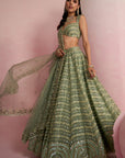 Sage Green Lehenga Set