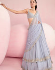 Blue Lehenga Set