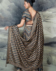 Purssian Blue Anarkali Set | Baroda