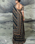 Purssian Blue Anarkali Set | Baroda