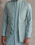 Venice Sea Green Nehru Jacket