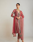 Charcoal Grey Straight Kurta Pant Set