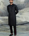 Rich Black Kurta