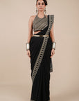 Rich Black Saree Set