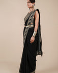 Rich Black Saree Set