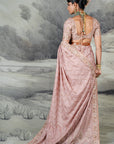 Rose Pink Saree Set | Baroda