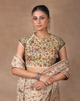 Rose Pink Saree Set | Muraqqa