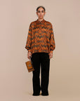 Rust Orange Long Top