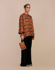 Rust Orange Long Top