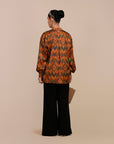 Rust Orange Long Top
