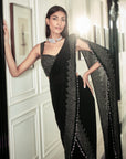 Ascher Fringe Draped Sari