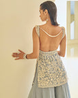 Bakc Blue Sharara Detail