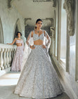 Mauve Sequin Lehenga Set